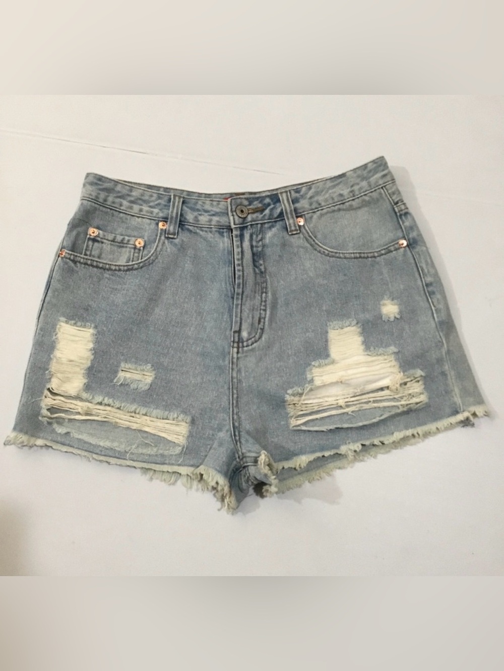 Signature8 Distressed Jean Shorts